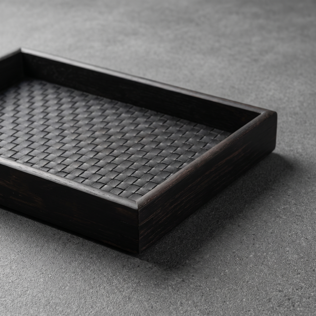 STILL — Woven-Texture Valet Tray