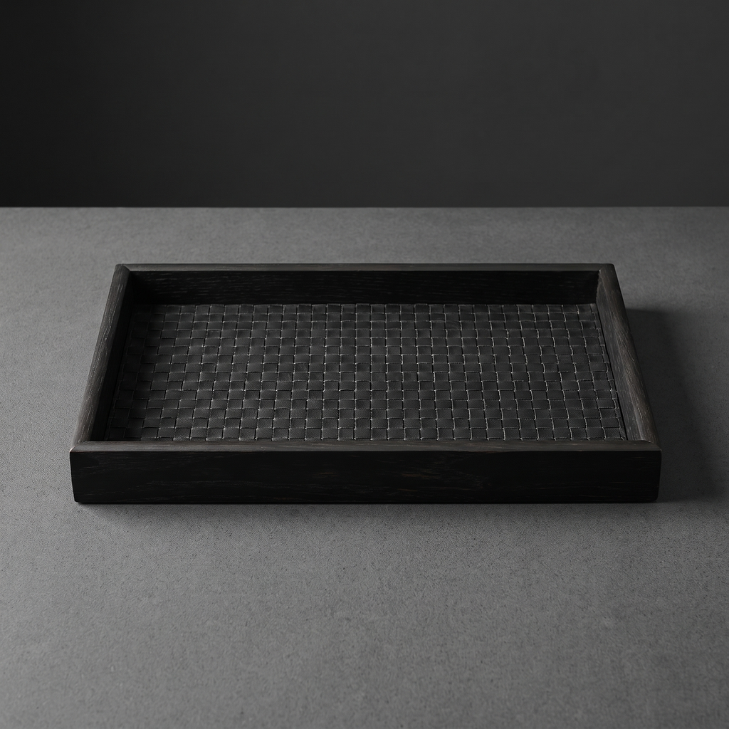 STILL — Woven-Texture Valet Tray