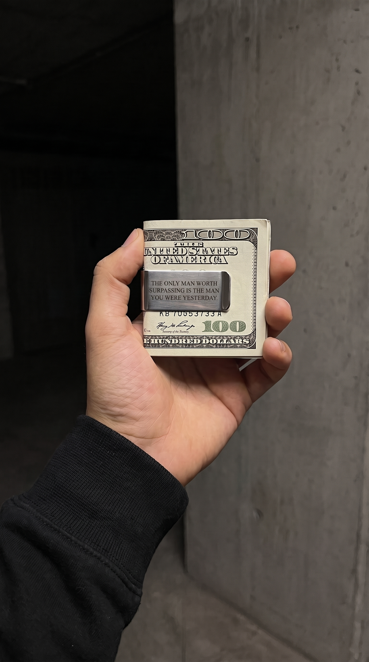 STATEMENT — Engraved Money Clip