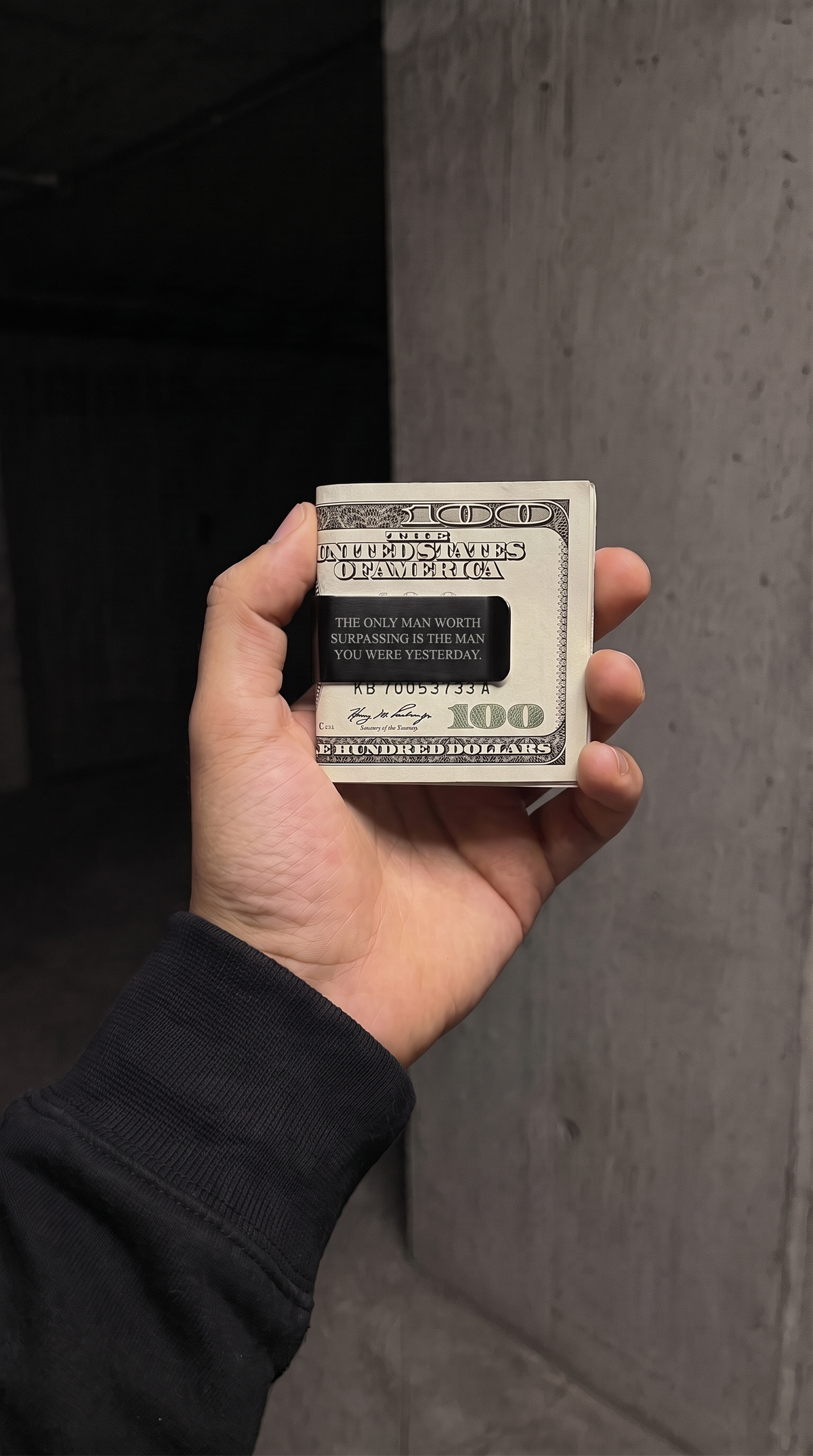 STATEMENT — Engraved Money Clip