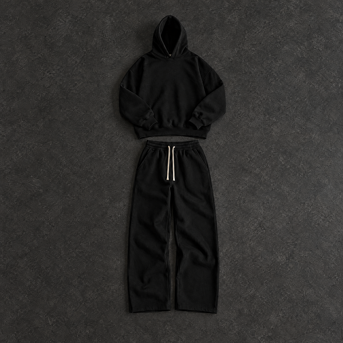 THE AIRPORT UNIFORM — Black — Flat lay