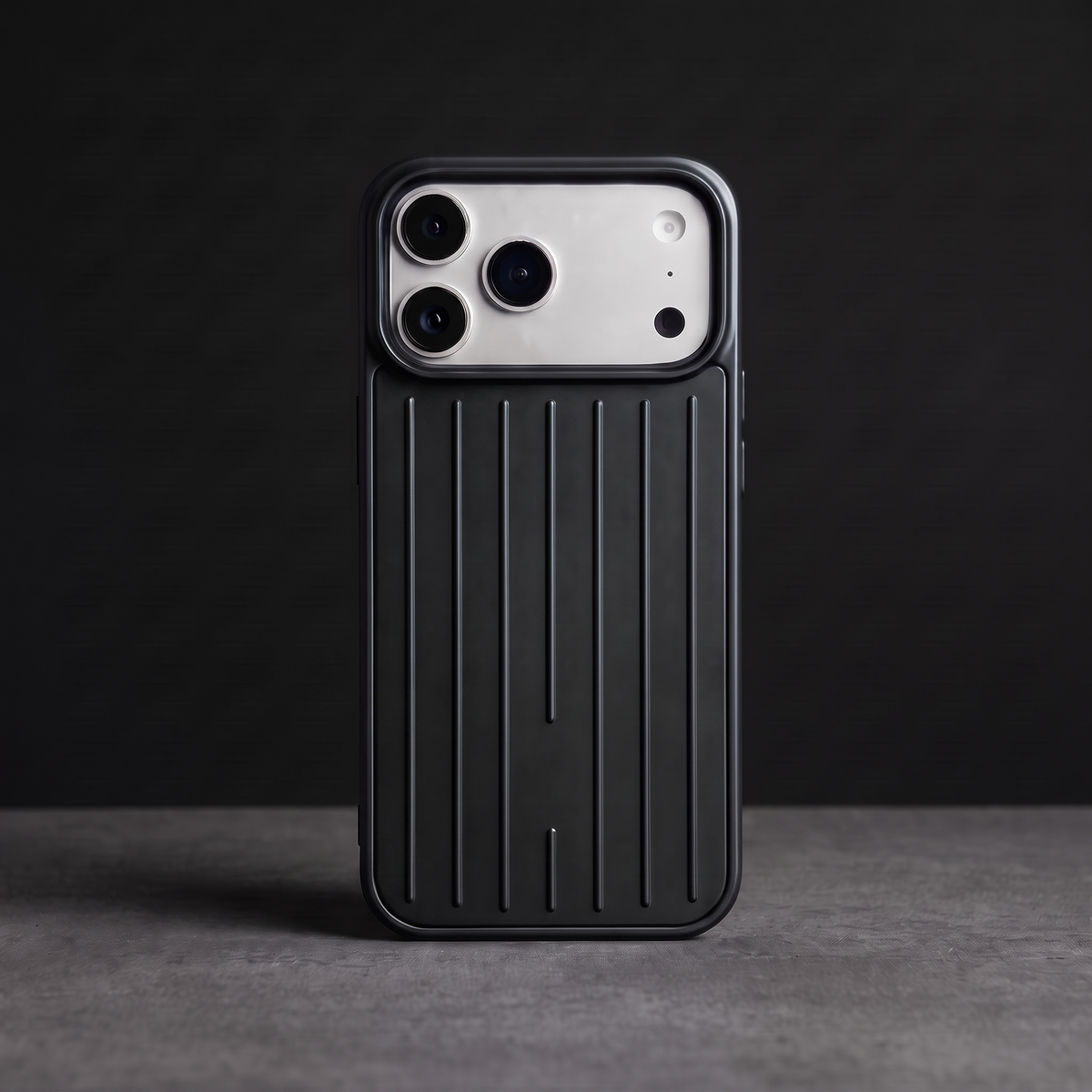 CABIN ribbed iPhone case — Black