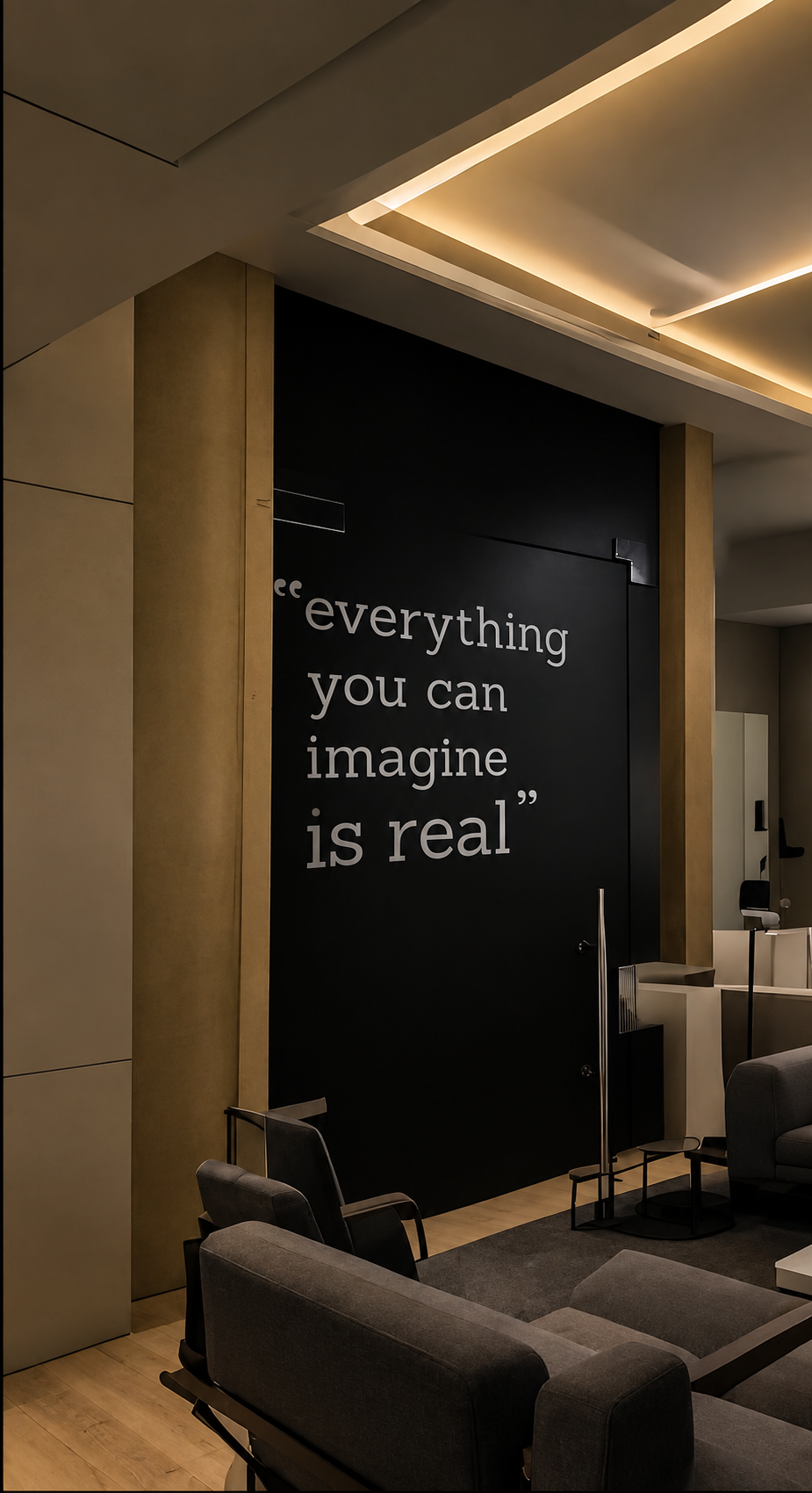 Everything you can imagine is real interior